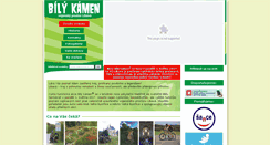 Desktop Screenshot of akcebilykamen.cz